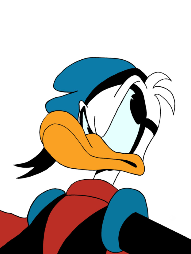 Donald Duck Sad Face