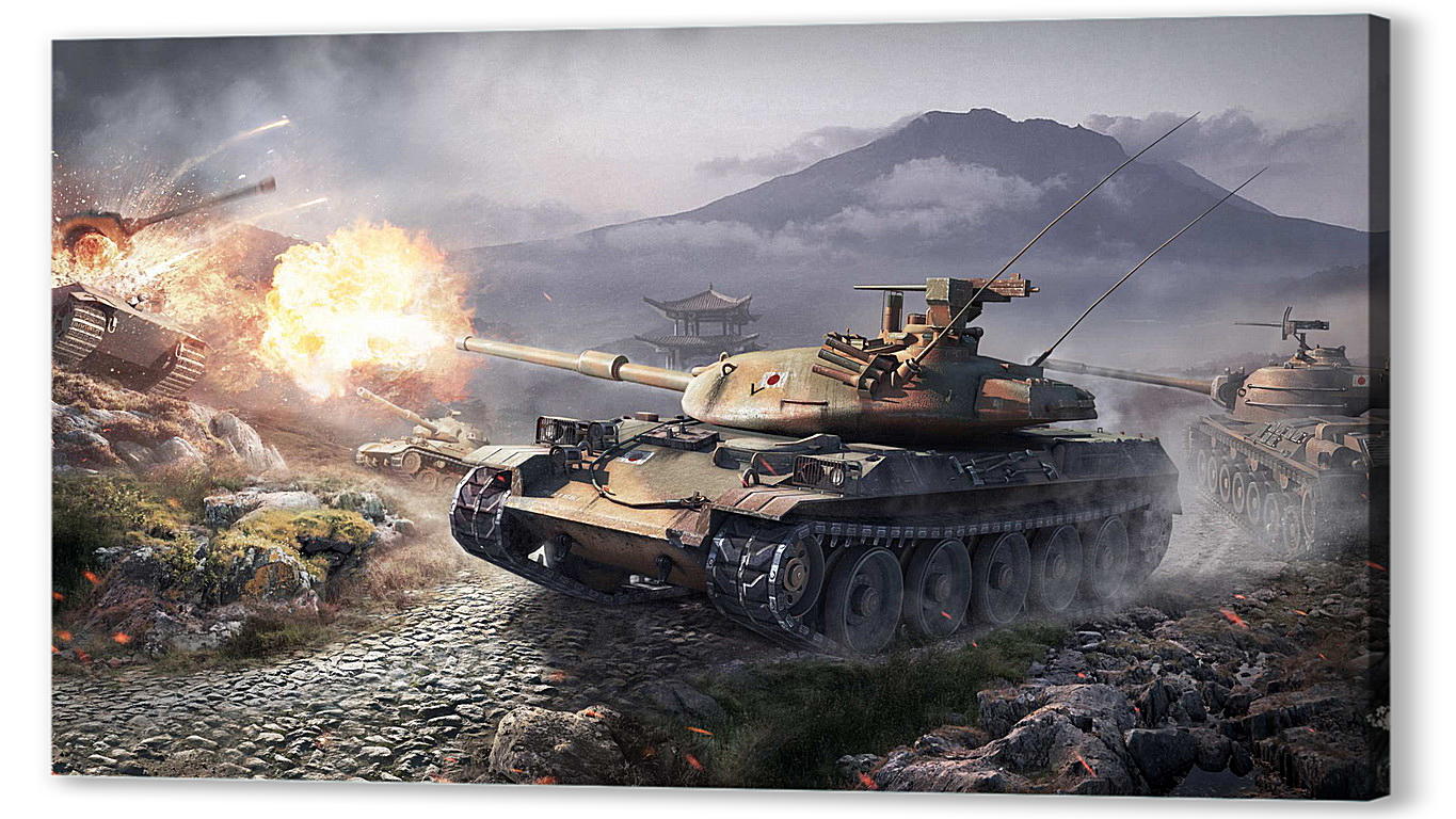 Постер (плакат) world of tanks, wargaming net, wot , арт.: 20341